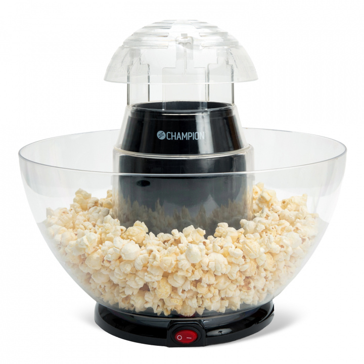 Champion Popcornmaskin Pop-in-bowl Svart Metallic in the group HOME, HOUSEHOLD & GARDEN / Household appliances / Popcorn makers at TP E-commerce Nordic AB (D40647)