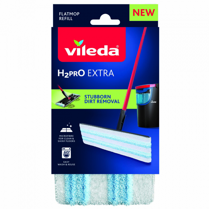 Vileda Flat mopp refill H2PRO in the group HOME, HOUSEHOLD & GARDEN / Cleaning products / Other cleaning accessories at TP E-commerce Nordic AB (D40677)