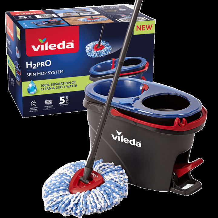Vileda Golvmopp H2PRO Spin mop system in the group HOME, HOUSEHOLD & GARDEN / Cleaning products / Other cleaning accessories at TP E-commerce Nordic AB (D40678)