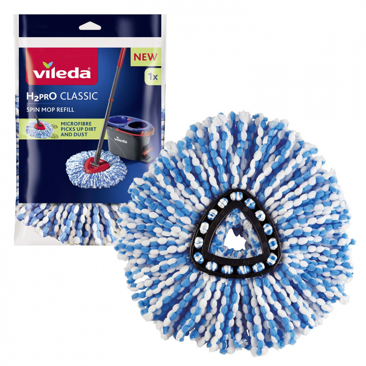 Vileda Refill Classic spin mopp H2PRO in the group HOME, HOUSEHOLD & GARDEN / Cleaning products / Other cleaning accessories at TP E-commerce Nordic AB (D40679)