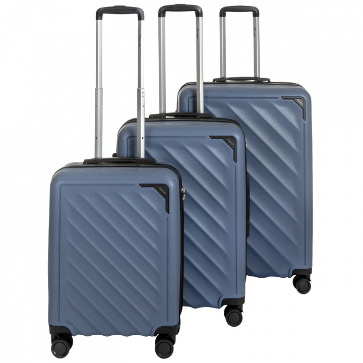 Cavalet Resväskor 3-Set Ystad Blå in the group Sport, leisure & Hobby / Travel accessories / Suitcases at TP E-commerce Nordic AB (D40686)