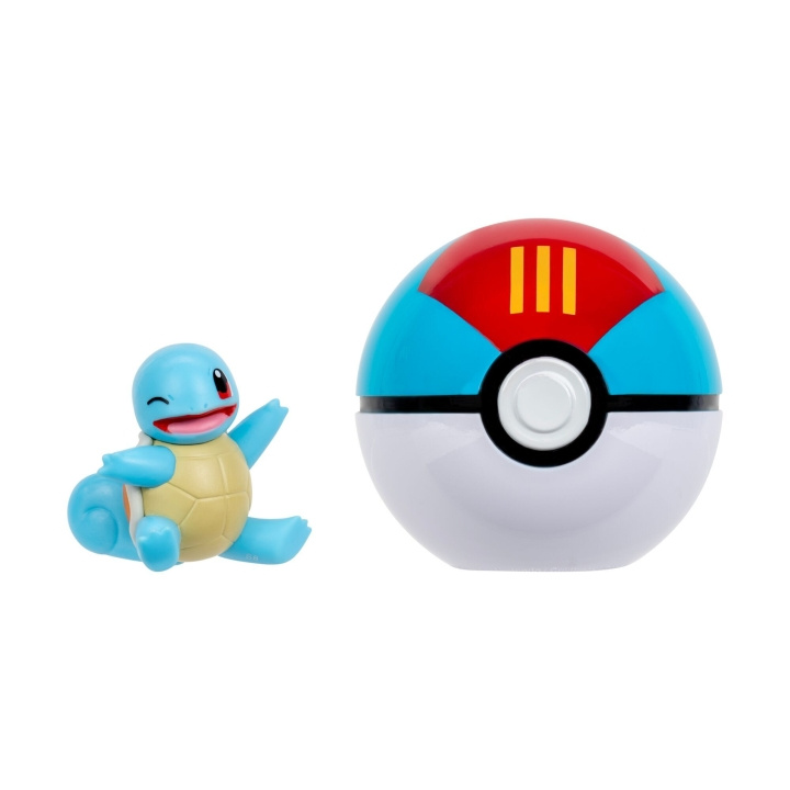 Pokémon Clip N Go Squirtle with Lure Ball (PKW4164) in the group TOYS, KIDS & BABY PRODUCTS / Toys / Figures, Miniatures & accessories at TP E-commerce Nordic AB (D40700)