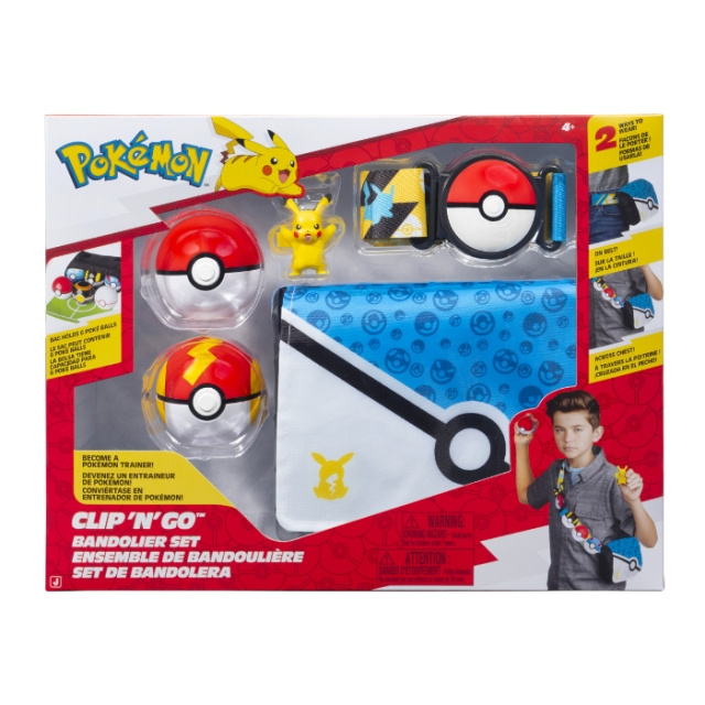 Pokémon Clip N Go Bandolier Set Pikachu (PKW4171) in the group TOYS, KIDS & BABY PRODUCTS / Toys / Figures, Miniatures & accessories at TP E-commerce Nordic AB (D40710)