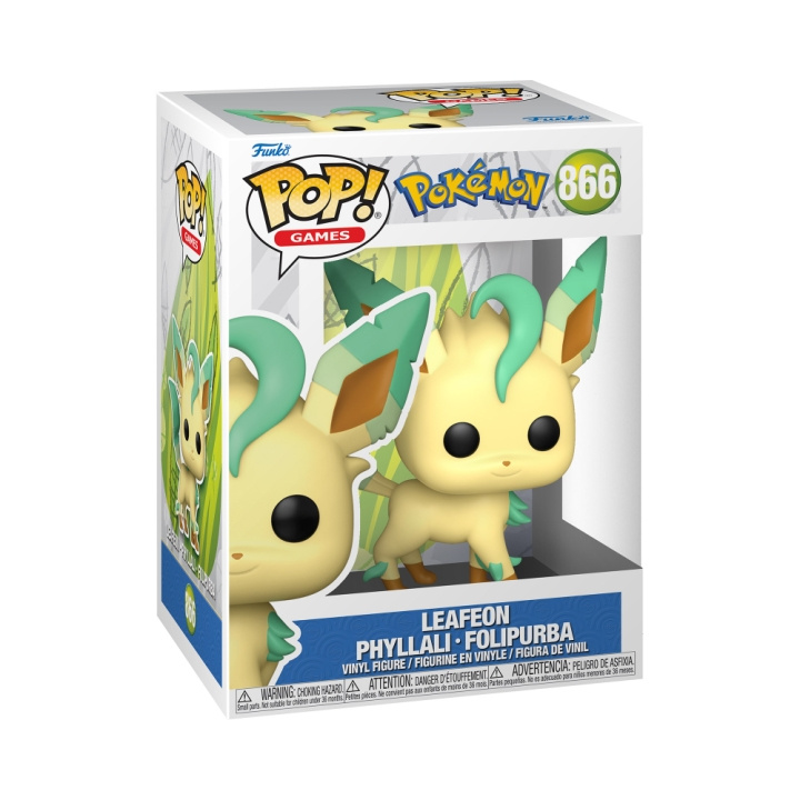 Funko Pop! Pokemon Leafeon (74214) in the group TOYS, KIDS & BABY PRODUCTS / Toys / Figures, Miniatures & accessories at TP E-commerce Nordic AB (D40728)