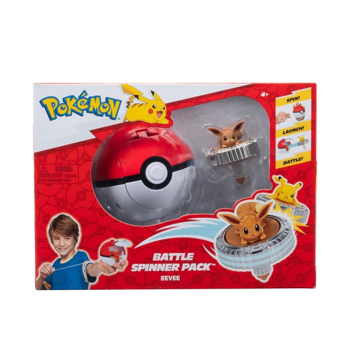 Pokémon Battle Spinner Eevee (PKW4399) in the group TOYS, KIDS & BABY PRODUCTS / Toys / Figures, Miniatures & accessories at TP E-commerce Nordic AB (D40750)
