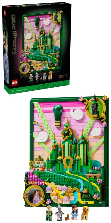 LEGO Wicked - Emerald City Wall Art (75685) in the group TOYS, KIDS & BABY PRODUCTS / Toys / Building toys / Lego at TP E-commerce Nordic AB (D40790)