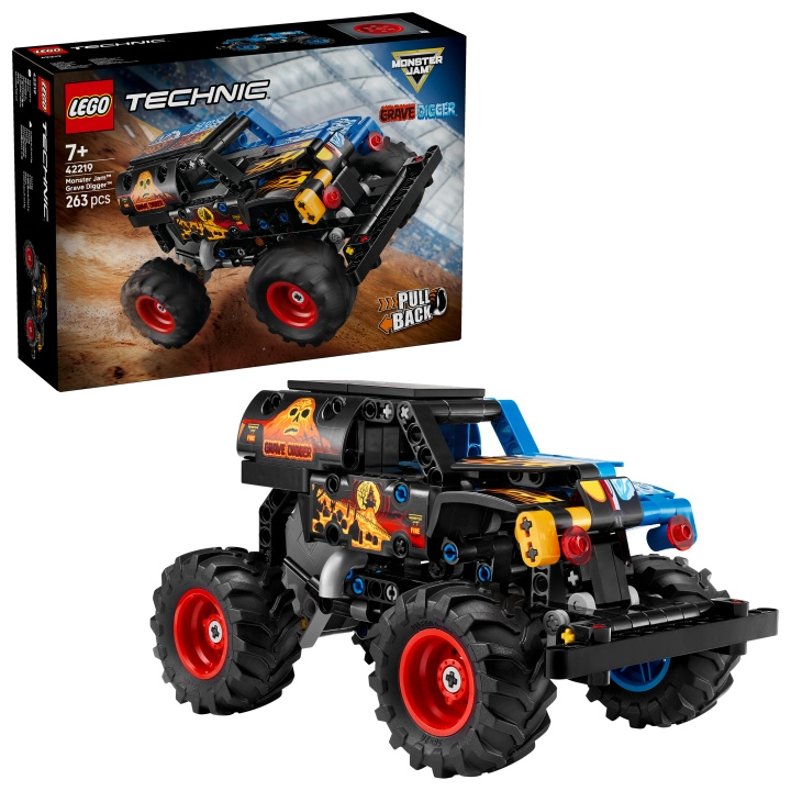LEGO Technic - Monster Jam™ Grave Digger™ Fire and Ice (42219) in the group TOYS, KIDS & BABY PRODUCTS / Toys / Building toys / Lego at TP E-commerce Nordic AB (D40796)