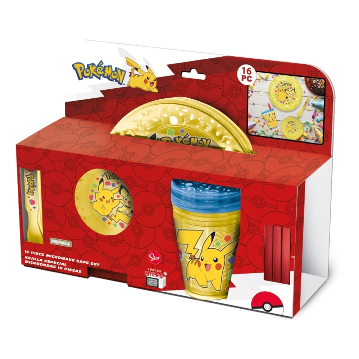 Pokémon Party Kit (68634) in the group TOYS, KIDS & BABY PRODUCTS / Eat & Drink / Children\'s tableware at TP E-commerce Nordic AB (D40823)