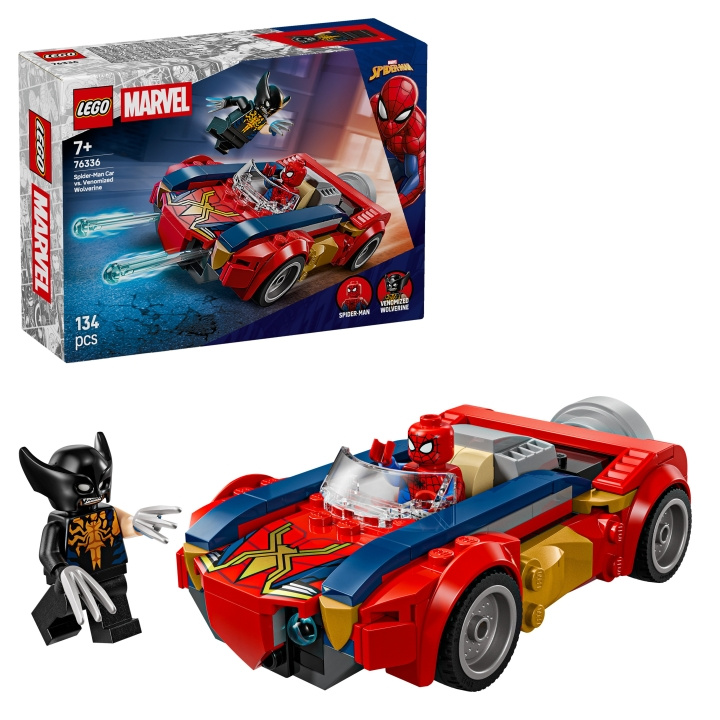 LEGO Super Heroes - Spider-Man Car vs. Venomized Wolverine (76336) in the group TOYS, KIDS & BABY PRODUCTS / Toys / Building toys / Lego at TP E-commerce Nordic AB (D40830)