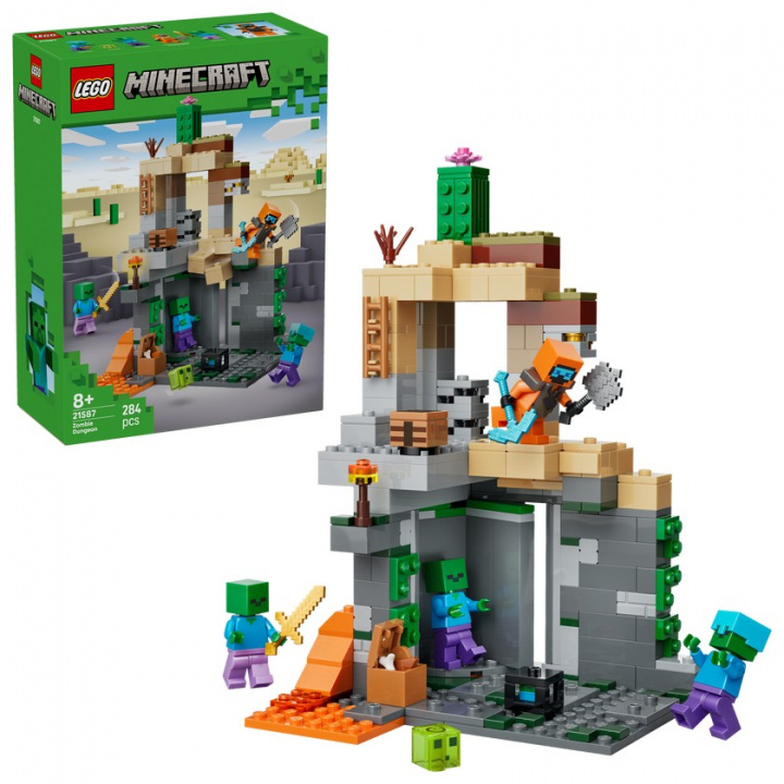 LEGO Minecraft – The Zombie Dungeon (21587) in the group TOYS, KIDS & BABY PRODUCTS / Toys / Building toys / Lego at TP E-commerce Nordic AB (D40834)