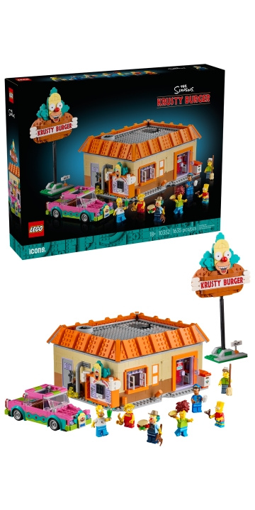 LEGO Icons - The Simpsons™: Krusty Burger (10352) in the group TOYS, KIDS & BABY PRODUCTS / Toys / Building toys / Lego at TP E-commerce Nordic AB (D40847)