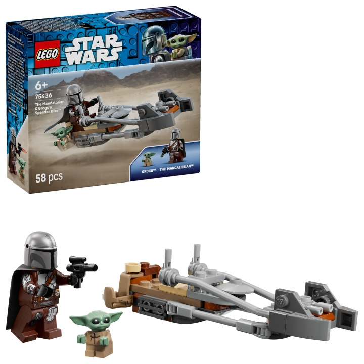 LEGO Star Wars TM - The Mandalorian & Grogu\'s Speeder Bike™ (75436) in the group TOYS, KIDS & BABY PRODUCTS / Toys / Building toys / Lego at TP E-commerce Nordic AB (D40862)