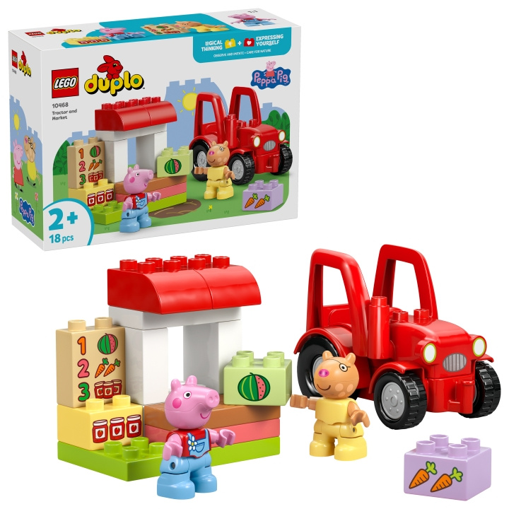 LEGO DUPLO Peppa Pig - Tractor and Market (10468) in the group TOYS, KIDS & BABY PRODUCTS / Toys / Building toys / Lego at TP E-commerce Nordic AB (D40871)