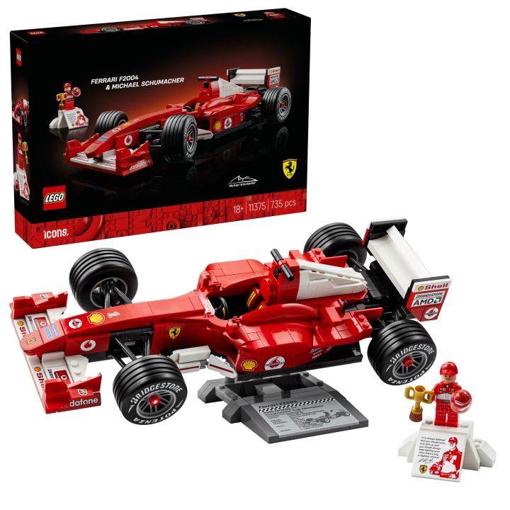 LEGO Icons - Ferrari F2004 & Michael Schumacher (11375) in the group TOYS, KIDS & BABY PRODUCTS / Toys / Building toys / Lego at TP E-commerce Nordic AB (D40872)