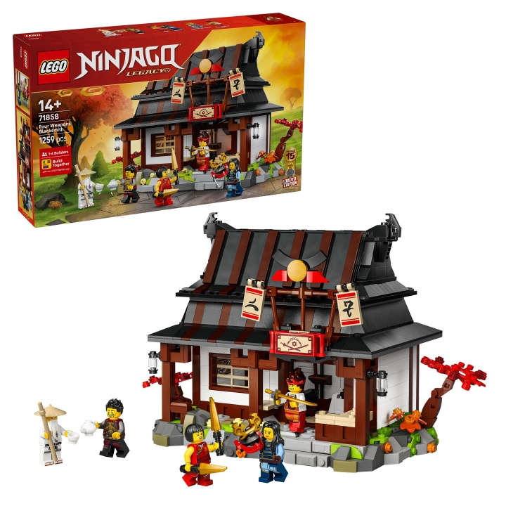 LEGO Ninjago - Four Weapons Blacksmith 15th Anniversary (71858) in the group TOYS, KIDS & BABY PRODUCTS / Toys / Building toys / Lego at TP E-commerce Nordic AB (D40879)