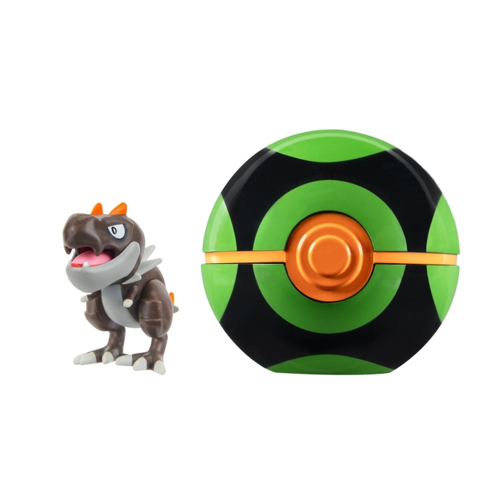 Pokémon Clip N Go Tyrunt with Dusk Ball (PKW4154) in the group TOYS, KIDS & BABY PRODUCTS / Toys / Figures, Miniatures & accessories at TP E-commerce Nordic AB (D40895)
