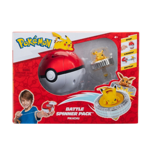 Pokémon Battle Spinner Pikachu - (PKW4398) in the group TOYS, KIDS & BABY PRODUCTS / Toys / Figures, Miniatures & accessories at TP E-commerce Nordic AB (D40925)