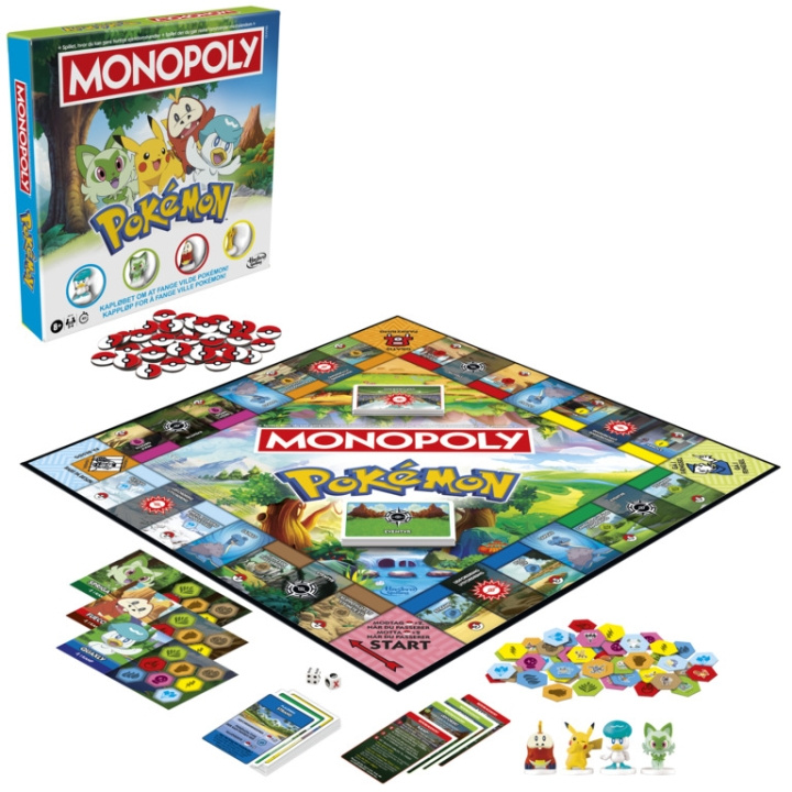 Pokémon Monopoly (Matador) (DK/NO) (G0716) in the group TOYS, KIDS & BABY PRODUCTS / Games / Table games at TP E-commerce Nordic AB (D40938)