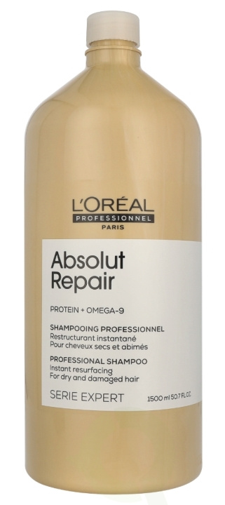 L\'Oreal Serie Expert Absolut Repair Gold Quinoa Shampoo 1500 ml in the group BEAUTY & HEALTH / Hair & Styling / Hair care / Schampoo at TP E-commerce Nordic AB (D40994)