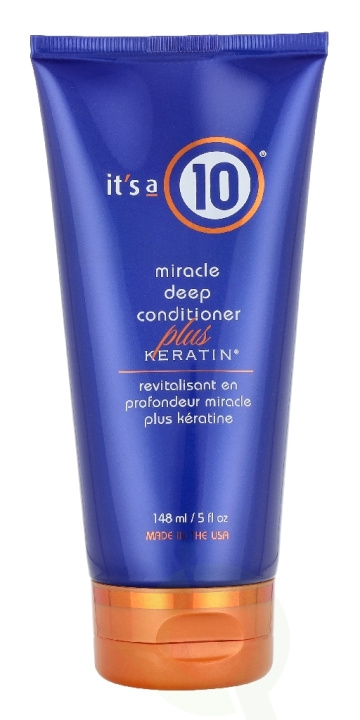 It\'s a 10 Miracle Deep Conditioner Plus Keratin 148 ml in the group BEAUTY & HEALTH / Hair & Styling / Hair care / Conditioner at TP E-commerce Nordic AB (D41063)