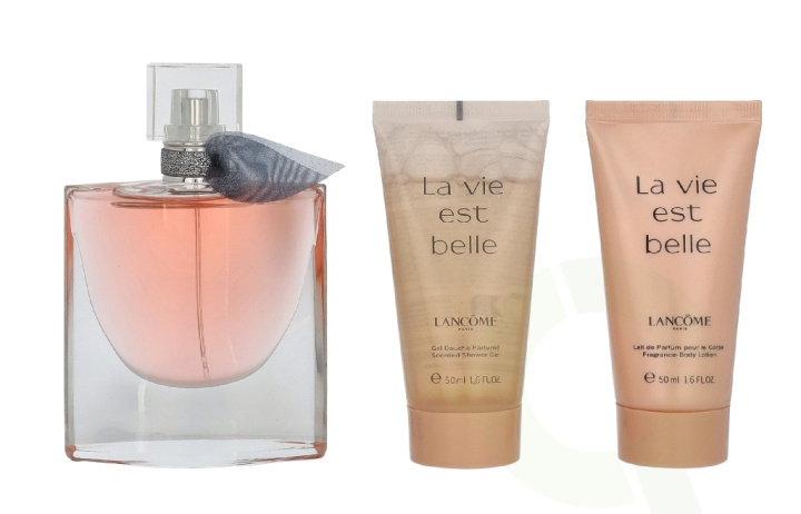 Lancome La Vie Est Belle Giftset 150 ml Edp Spray 50ml/Shower Gel 50ml/Body Lotion in the group BEAUTY & HEALTH / Gift sets / Gift sets for her at TP E-commerce Nordic AB (D41087)