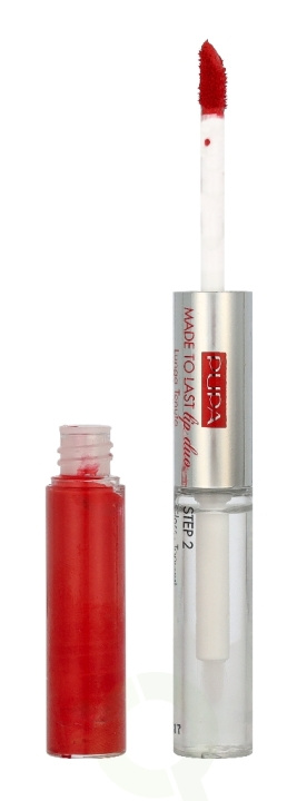 Pupa Milano Pupa Made to Last Lip Duo Lipstick 8 ml #018 Imperial Red / 2x4ml in the group BEAUTY & HEALTH / Makeup / Lips / Lipstick at TP E-commerce Nordic AB (D41093)