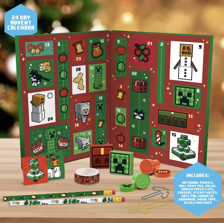 Paladone Minecraft Stationery 24 Days Advent Calendar in the group TOYS, KIDS & BABY PRODUCTS / Toys / Advent calendar at TP E-commerce Nordic AB (D41121)