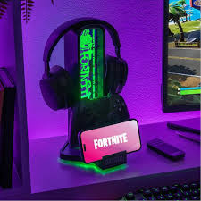 Paladone Fortnite Desk Headphone Stand With Light in the group COMPUTERS & PERIPHERALS / GAMING / Gaming accessories at TP E-commerce Nordic AB (D41141)