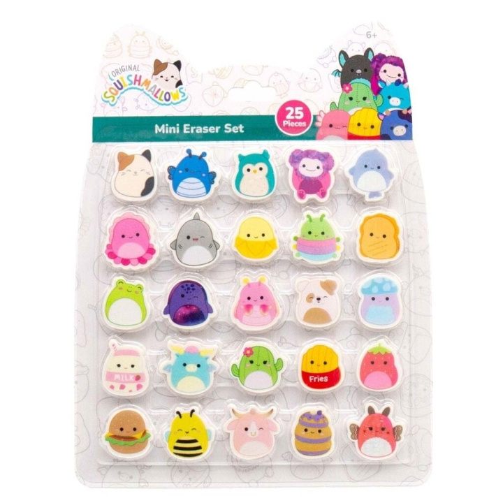 Squishmallows Eraser Set 25 Pcs (333-231675) in the group TOYS, KIDS & BABY PRODUCTS / Toys / Crafts at TP E-commerce Nordic AB (D41163)