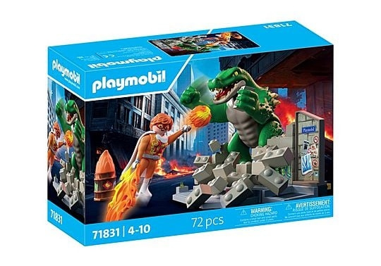 Playmobil Heroes: Hero Battle Against Giant Lizard (71831) in the group TOYS, KIDS & BABY PRODUCTS / Toys / Figures, Miniatures & accessories at TP E-commerce Nordic AB (D41169)