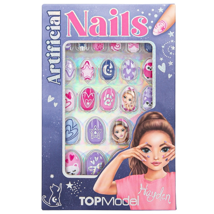 TOPModel Artificial Nails BEAUTY and ME - Pink and Purple in the group TOYS, KIDS & BABY PRODUCTS / Toys / Crafts at TP E-commerce Nordic AB (D41186)