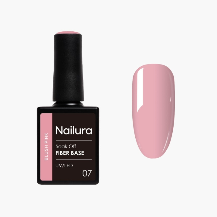 Nailura Fiber Base - Blush Pink - 10 ml in the group BEAUTY & HEALTH / Manicure / Pedicure / Nail kit at TP E-commerce Nordic AB (D41234)