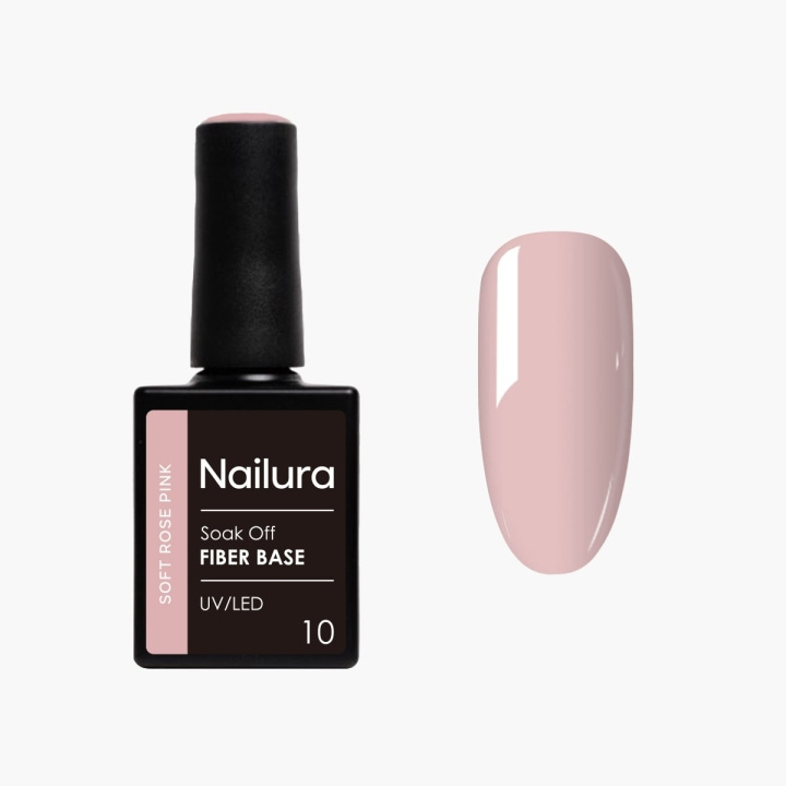 Nailura Fiber Base - Soft Rose Pink - 10 ml in the group BEAUTY & HEALTH / Manicure / Pedicure / Nail kit at TP E-commerce Nordic AB (D41237)