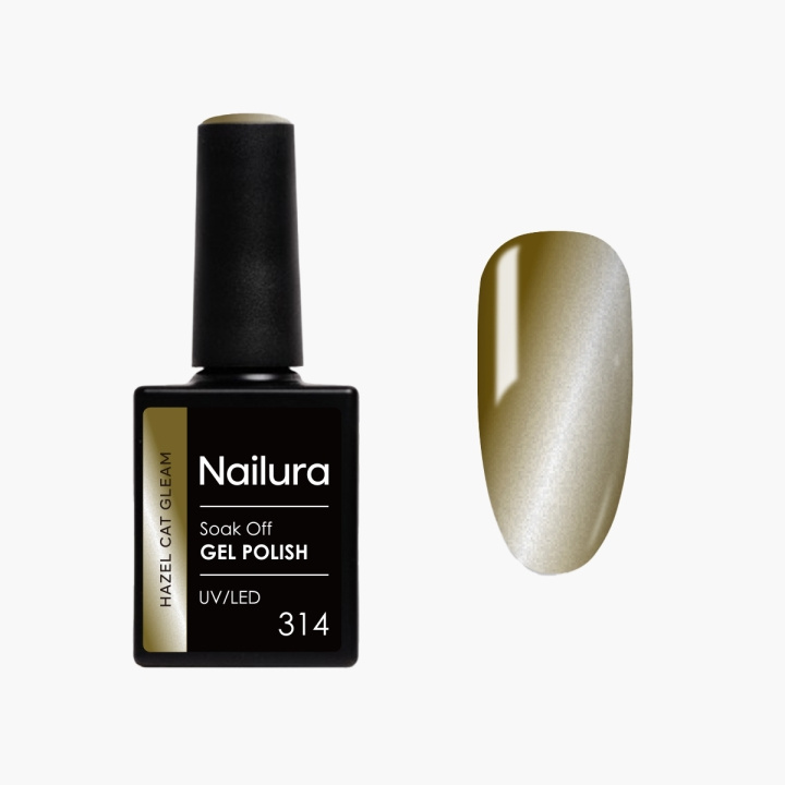 Nailura Gel Polish 314 Hazel Cat Gleam - Hazelnut Brown - 10 ml in the group BEAUTY & HEALTH / Manicure / Pedicure / Nail polish at TP E-commerce Nordic AB (D41255)