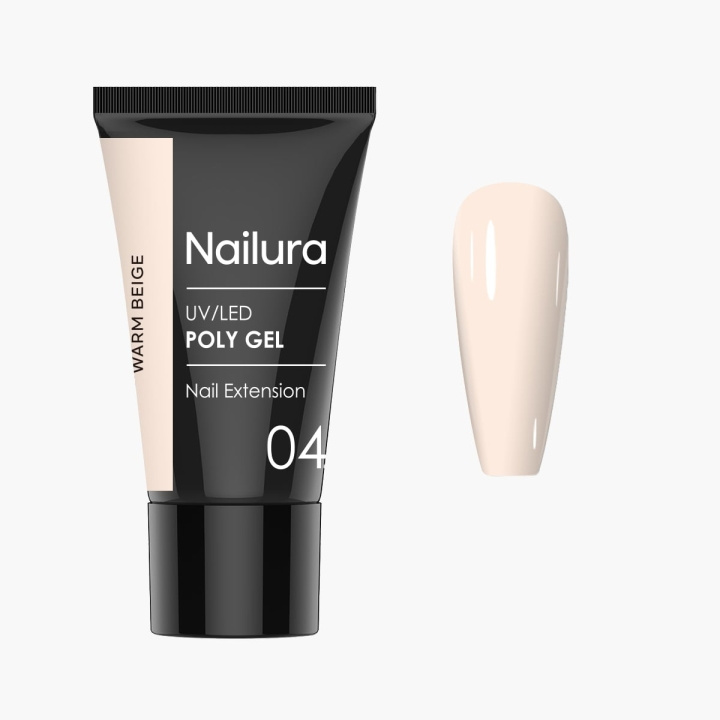 Nailura Poly Gel 4 - Warm Beige - 30 ml in the group BEAUTY & HEALTH / Manicure / Pedicure / Nail polish at TP E-commerce Nordic AB (D41314)