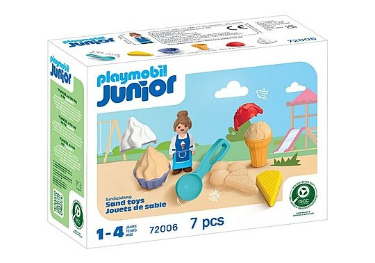 Playmobil JUNIOR: Sand Ice Cream Shop (72006) in the group TOYS, KIDS & BABY PRODUCTS / Toys / Figures, Miniatures & accessories at TP E-commerce Nordic AB (D41355)
