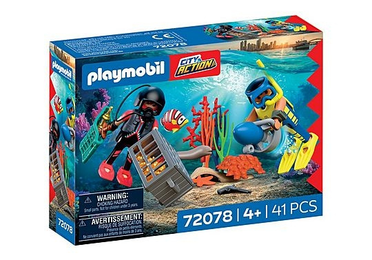 Playmobil Police Diver with Treasure (72078) in the group TOYS, KIDS & BABY PRODUCTS / Toys / Figures, Miniatures & accessories at TP E-commerce Nordic AB (D41358)