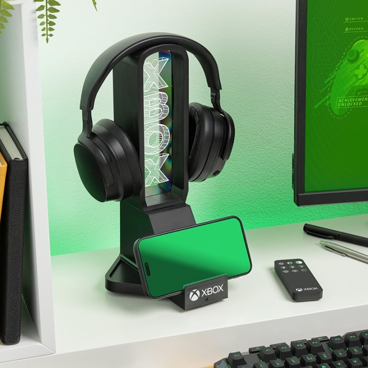 Paladone XBOX Desk Headphone Stand With Light in the group COMPUTERS & PERIPHERALS / GAMING / Gaming accessories at TP E-commerce Nordic AB (D41370)