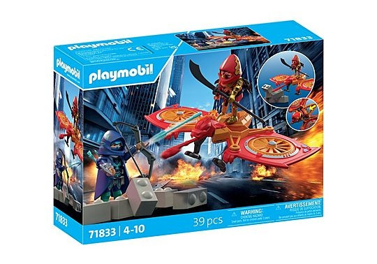 Playmobil Heroes: Hero Drone Fight with Evil Ninja (71833) in the group TOYS, KIDS & BABY PRODUCTS / Toys / Figures, Miniatures & accessories at TP E-commerce Nordic AB (D41411)