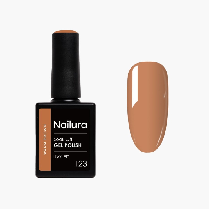 Nailura Gel Polish 123 - Warm Brown - 10 ml in the group BEAUTY & HEALTH / Manicure / Pedicure / Nail polish at TP E-commerce Nordic AB (D41486)