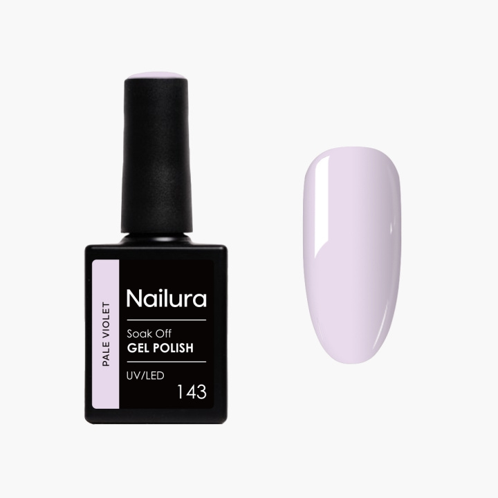 Nailura Gel Polish 143 - Pale Violet - 10 ml in the group BEAUTY & HEALTH / Manicure / Pedicure / Nail polish at TP E-commerce Nordic AB (D41495)
