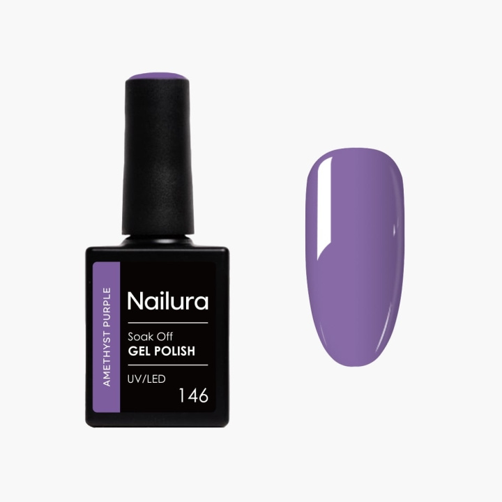 Nailura Gel Polish 146 - Amethyst Purple - 10 ml in the group BEAUTY & HEALTH / Manicure / Pedicure / Nail polish at TP E-commerce Nordic AB (D41498)