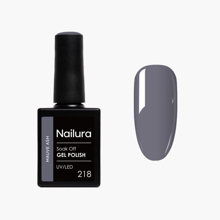 Nailura Gel Polish 218 - Mauve Ash - 10 ml in the group BEAUTY & HEALTH / Manicure / Pedicure / Nail polish at TP E-commerce Nordic AB (D41522)