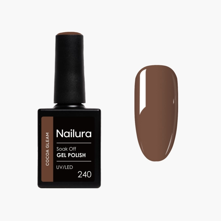 Nailura Gel Polish 240 - Cocoa Gleam - 10 ml in the group BEAUTY & HEALTH / Manicure / Pedicure / Nail polish at TP E-commerce Nordic AB (D41527)