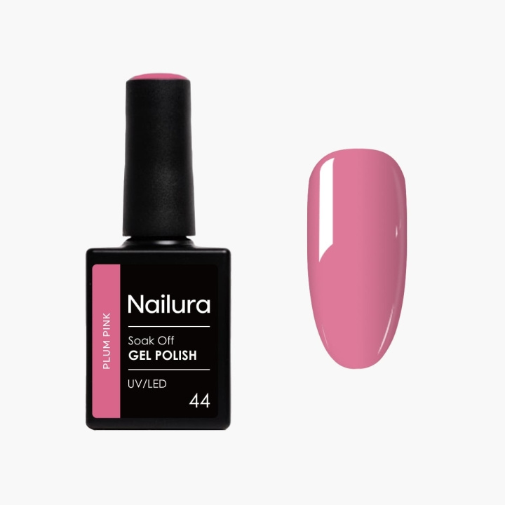 Nailura Gel Polish 44 - Plum Pink - 10 ml in the group BEAUTY & HEALTH / Manicure / Pedicure / Nail polish at TP E-commerce Nordic AB (D41616)