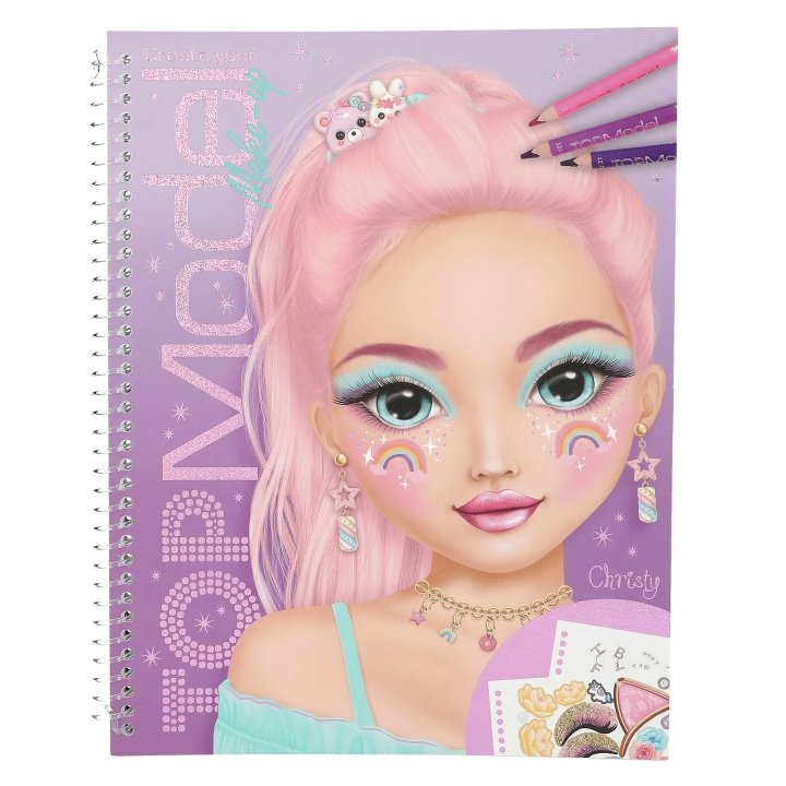 TOPModel Make Up Colouring Book (413983) in the group TOYS, KIDS & BABY PRODUCTS / Toys / Crafts at TP E-commerce Nordic AB (D41636)