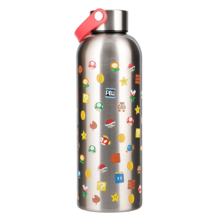 Paladone Super Mario - Metal Water Bottle in the group Sport, leisure & Hobby / Outdoor recreation / Thermoses & Water Bottles at TP E-commerce Nordic AB (D41640)