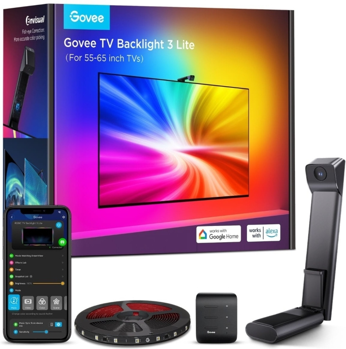 Govee TV Backlight 3 Lite LED Light Strip, for 55–65