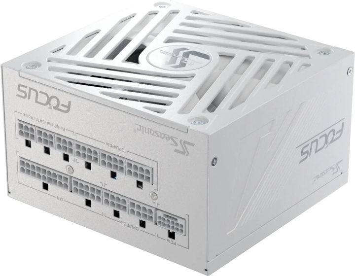 Seasonic FOCUS GX-850 ATX 3.1 (2024) Power Supply, White, 850 W in the group COMPUTERS & PERIPHERALS / Computer components / Power supply/PSU at TP E-commerce Nordic AB (D41767)