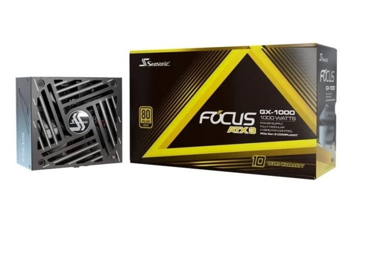 Seasonic FOCUS GX-1000 ATX 3.1 (2024) Power Supply, Black, 1000 W in the group COMPUTERS & PERIPHERALS / Computer components / Power supply/PSU at TP E-commerce Nordic AB (D41770)